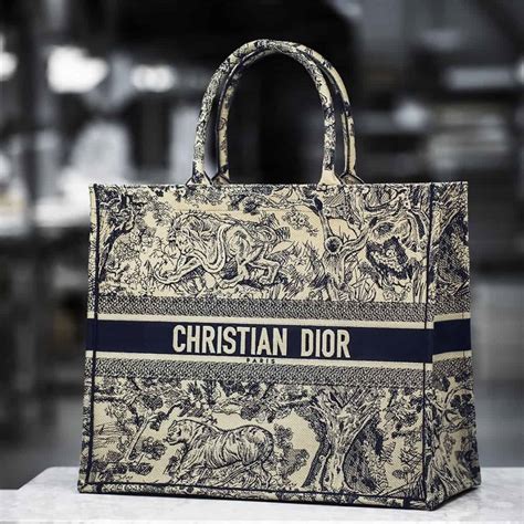 dior book tote real